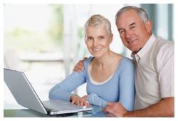 Couple at Computer