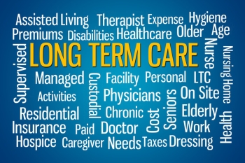 Types of long term care for seniors and the elderly.